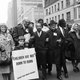 King at a March 1967 anti-Vietnam War demonstration in New York (AFP/Getty Images)